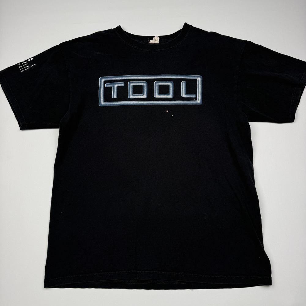 Tool Shirt Mens Large Black Logo Rock Metal Band T-Shirt Tee 2009 Anvil